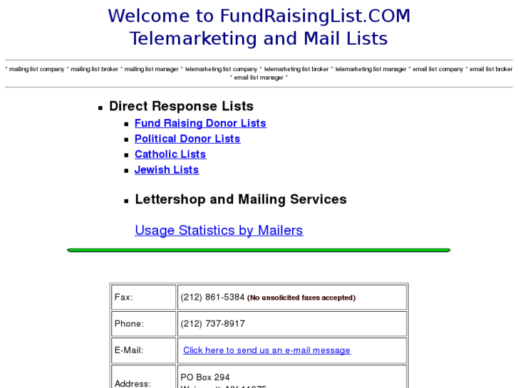 www.fundraisinglist.com