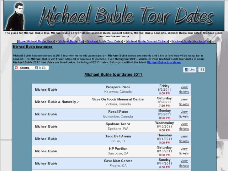 www.michaelbubletourdates.com