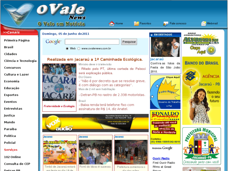 www.ovalenews.com.br