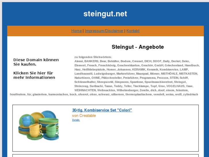 www.steingut.net