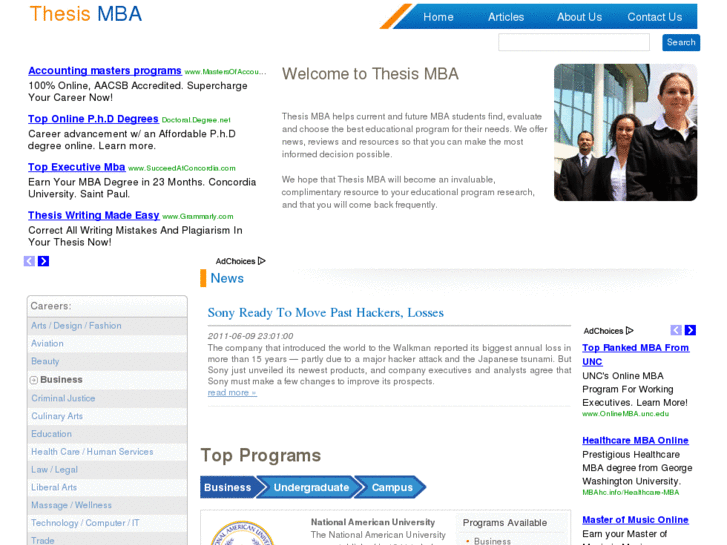 www.thesismba.com