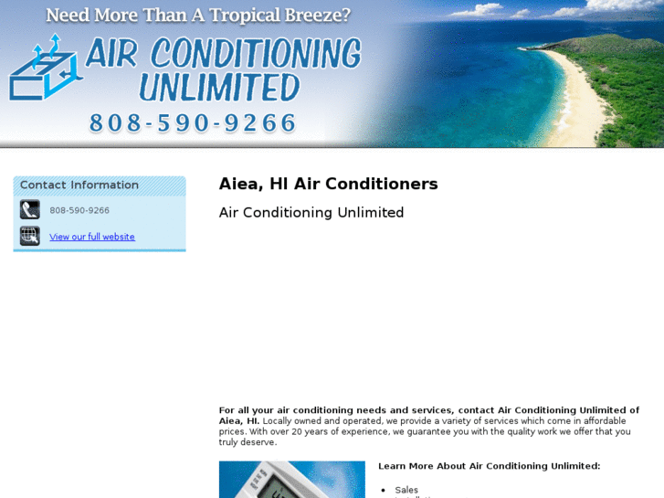 www.airconditioningunlimitedhi.com