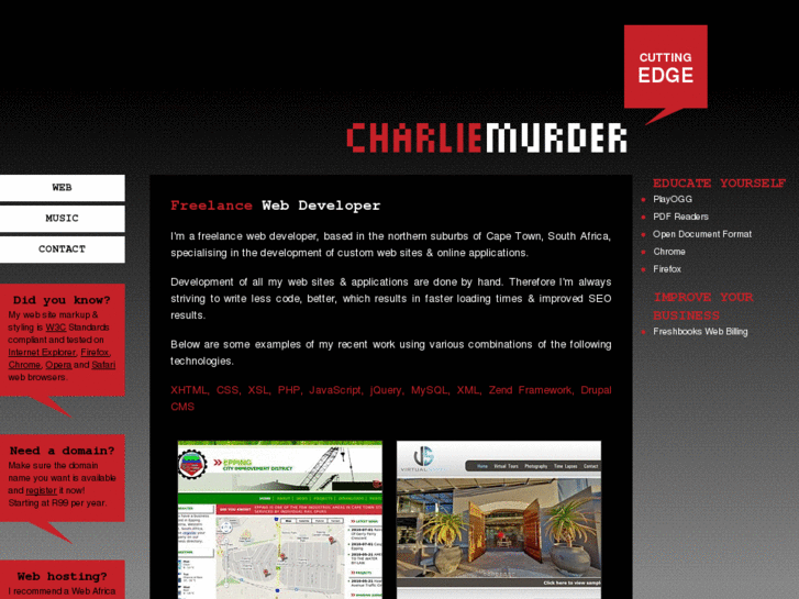 www.charliemurder.com