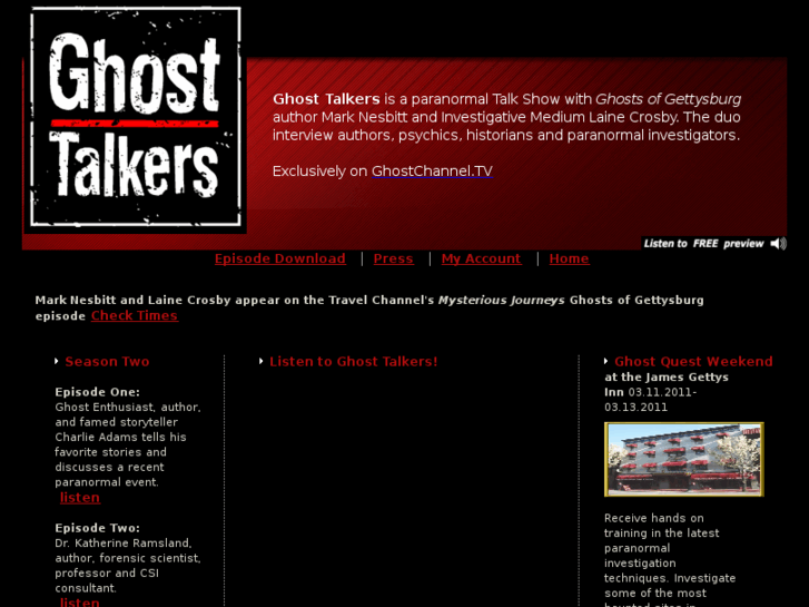 www.ghosttalkers.net