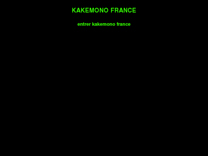 www.kakemono-france.com