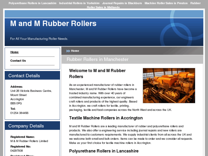 www.mandmrubberrollers.com