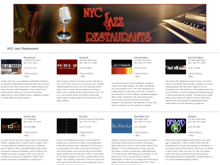 www.nycjazzrestaurants.com