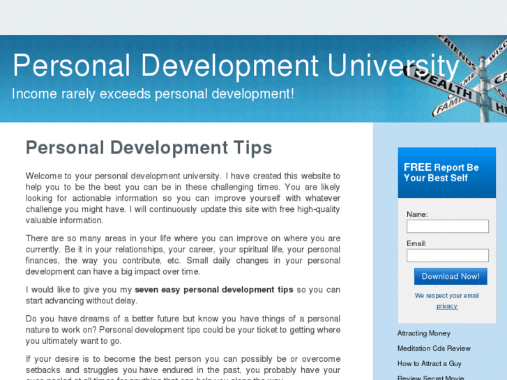 www.personaldevelopmentuniversity.com