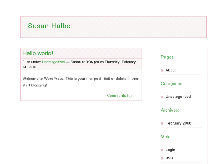 www.susanhalbe.com