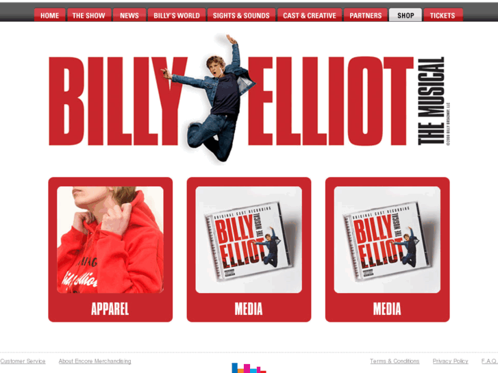 www.billyelliotmerchandise.com