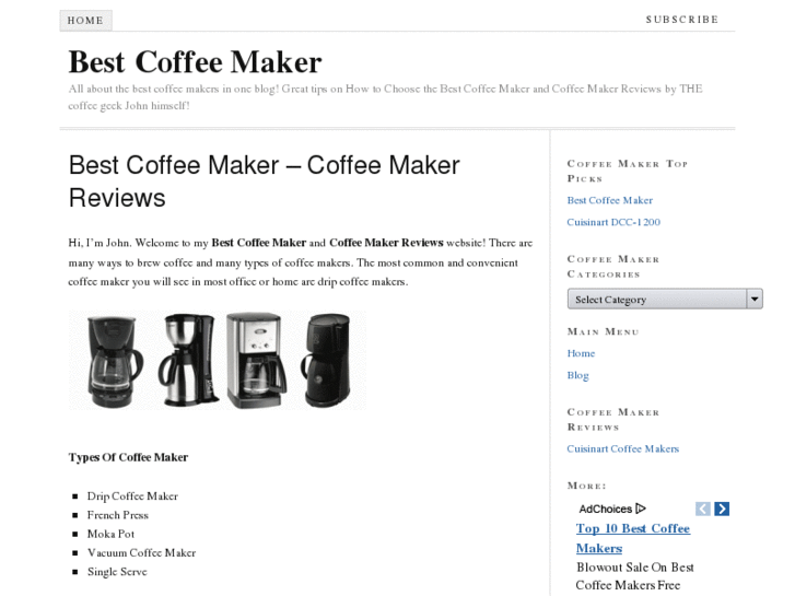 www.coffeemakersbest.com