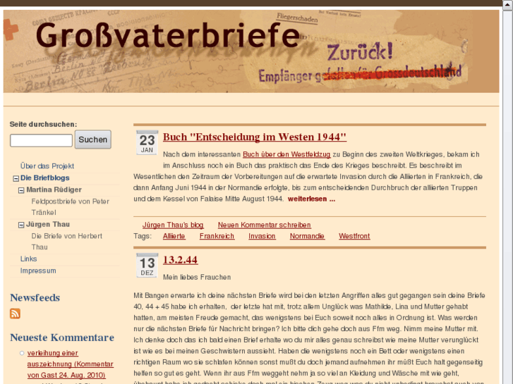 www.grossvaterbriefe.de