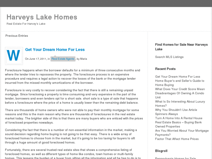 www.harveyslakehomes.com