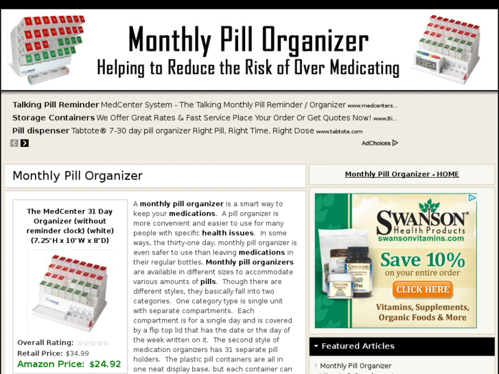 www.monthlypillorganizer.com