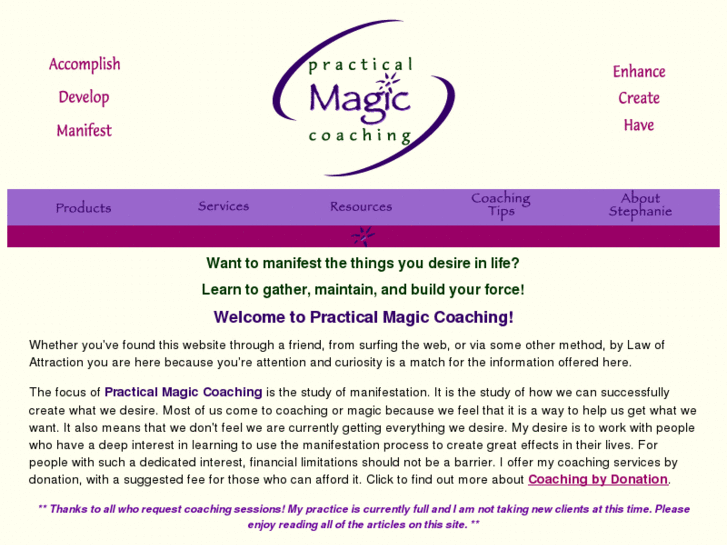 www.practicalmagiccoach.com