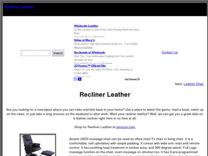 www.reclinerleather.com