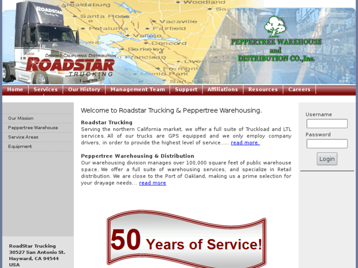 www.roadstartruckinginc.com