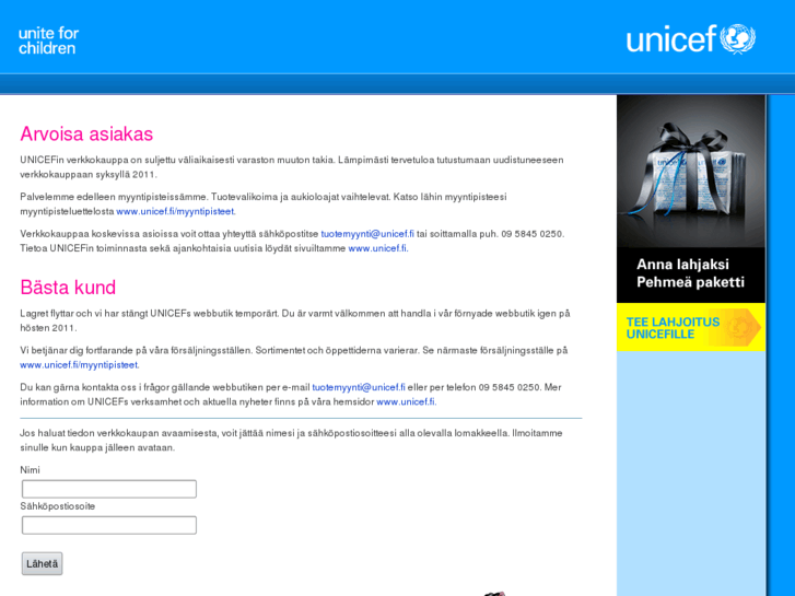 www.unicefshop.fi