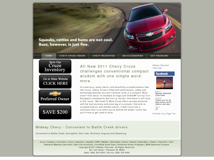 www.battlecreekchevroletcruze.com