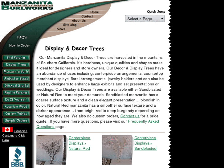 www.displaytrees.net
