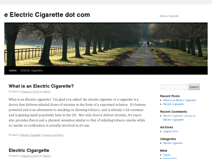 www.eelectriccigarette.com