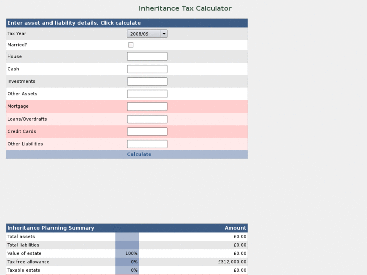 www.inheritancetaxcalculator.co.uk