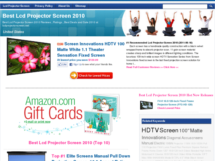www.lcdprojectorscreen.net