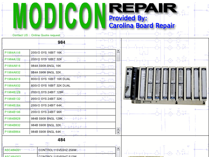 www.modicon-repair.com