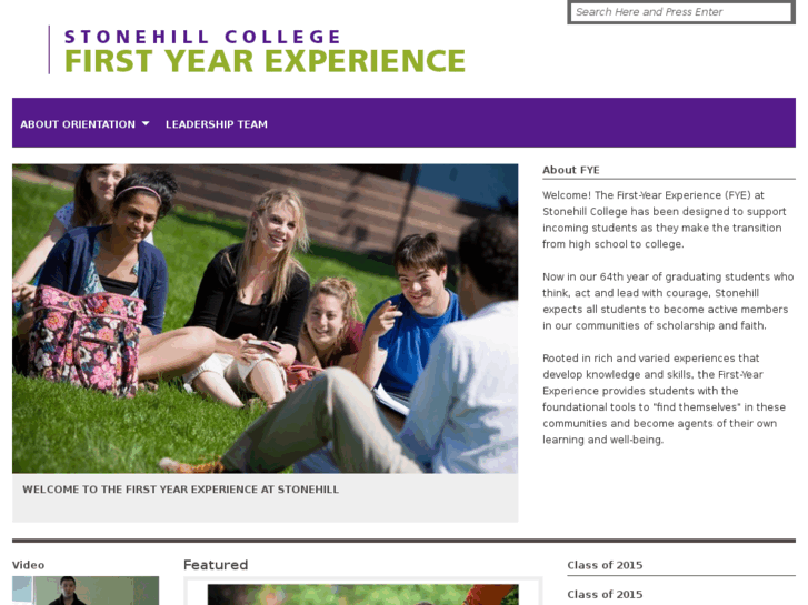 www.stonehillcollegefye.org