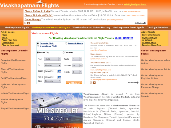 www.visakhapatnamflights.com