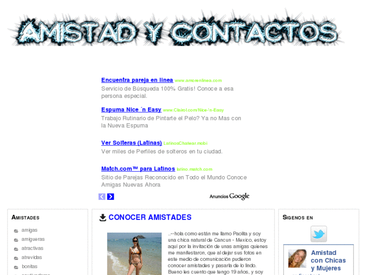 www.amistadycontactos.com