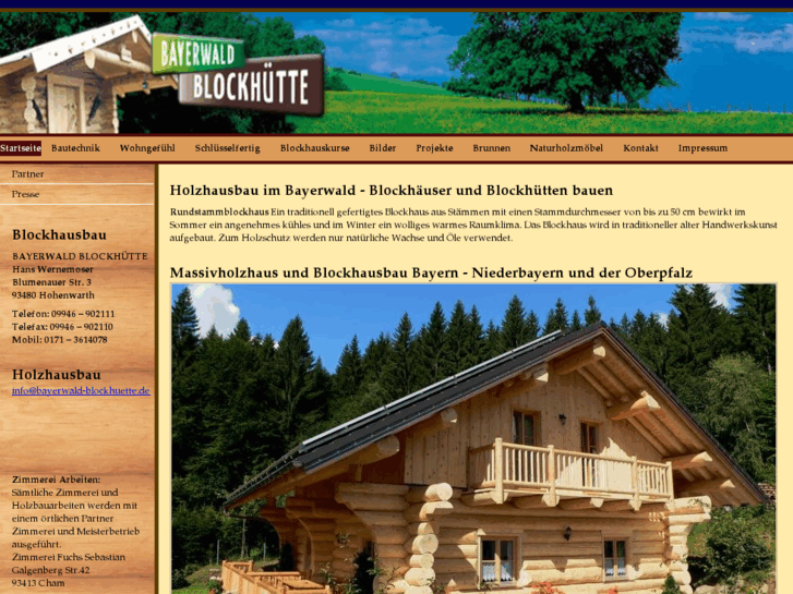 www.bayerwald-blockhuette.de