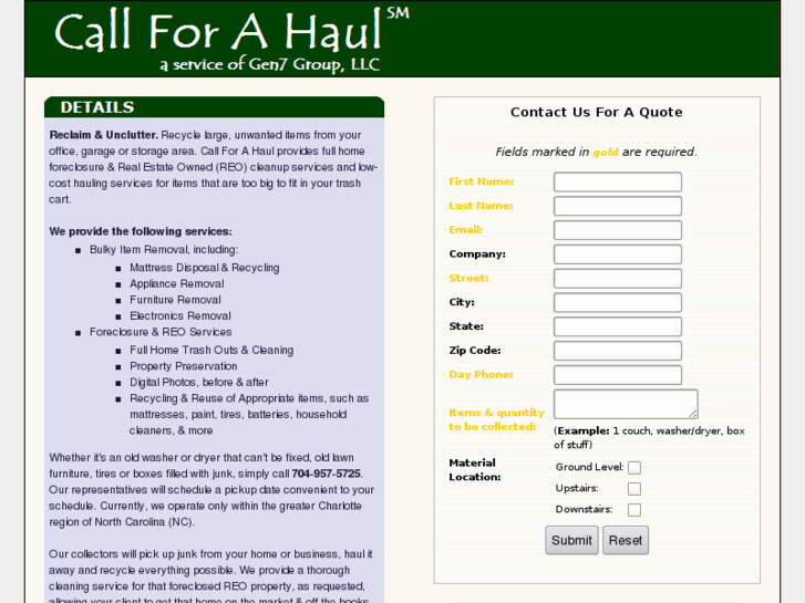 www.callforahaul.com