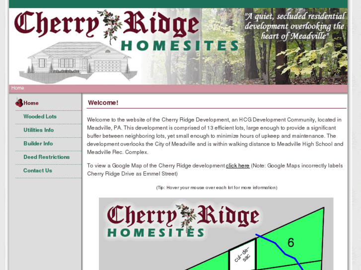 www.cherryridgehomesites.com