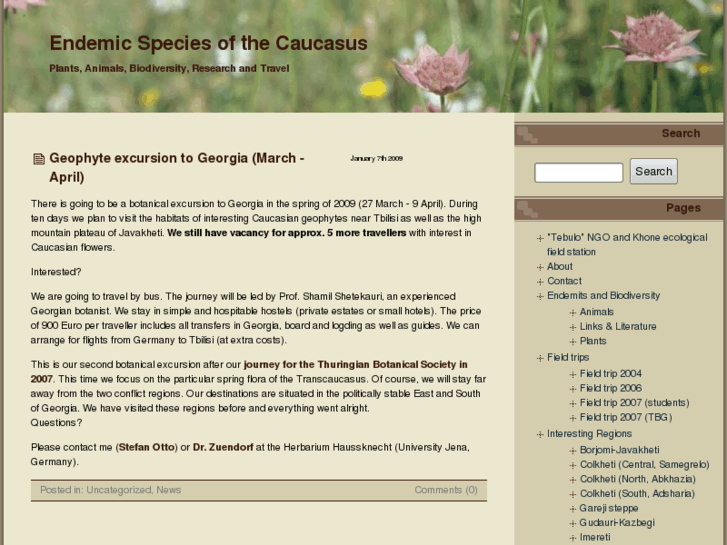 www.endemic-species-caucasus.info