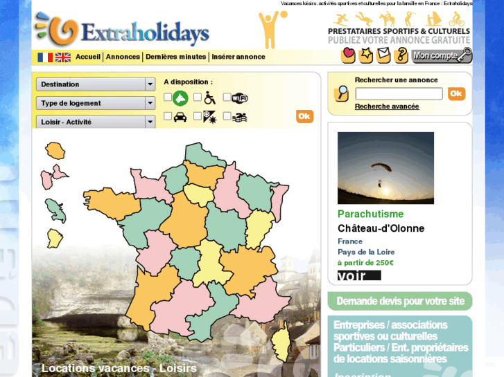 www.extraholidays.fr