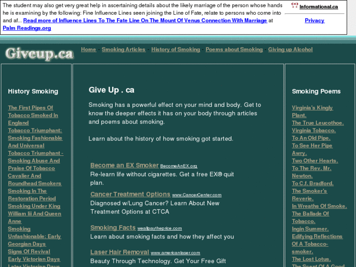 www.giveup.ca