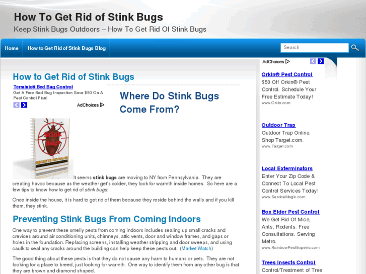 www.howtogetridofstinkbugs.net