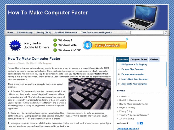 www.howtomakecomputerfaster.com