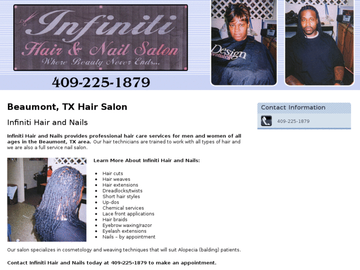 www.infinitihairandnails.com