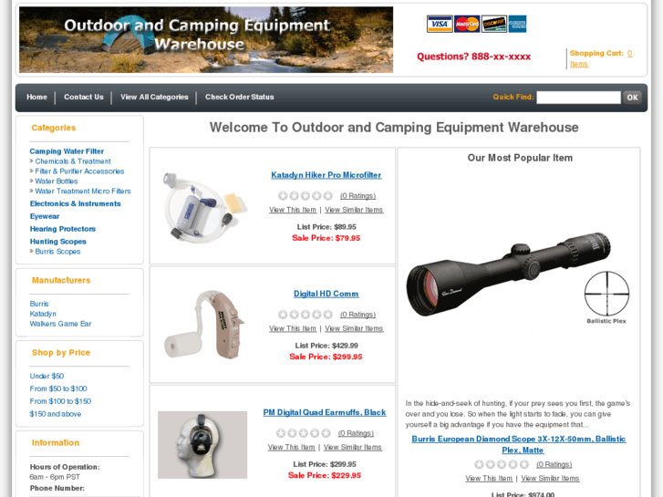 www.outdoorandcampingequipment.com