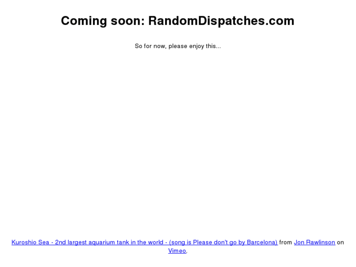 www.randomdispatches.com