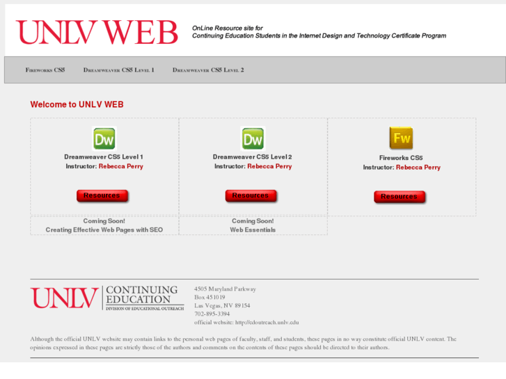 www.unlvweb.com