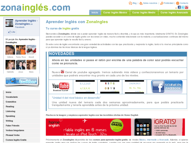 www.zonaingles.com