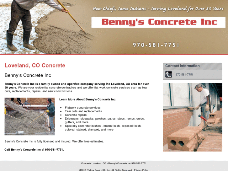 www.bennysconcrete.com