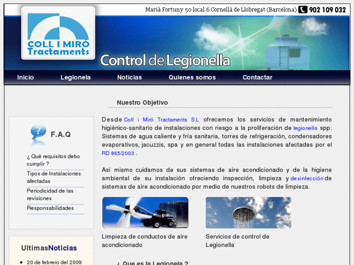 www.controldelegionella.es