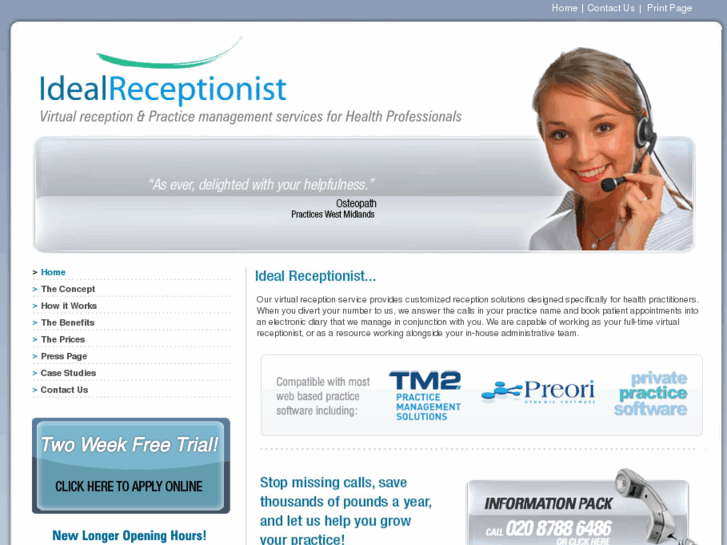 www.idealreceptionist.co.uk