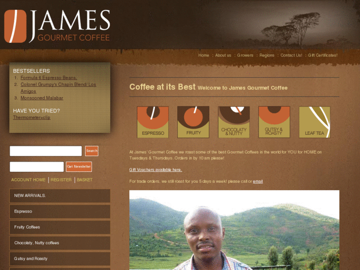 www.jamesgourmetcoffee.com