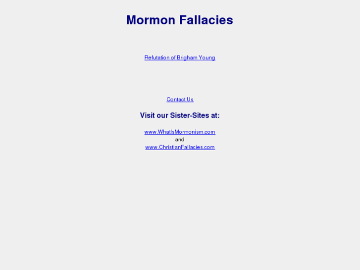www.mormonfallacies.com