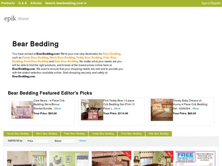 www.bearbedding.com